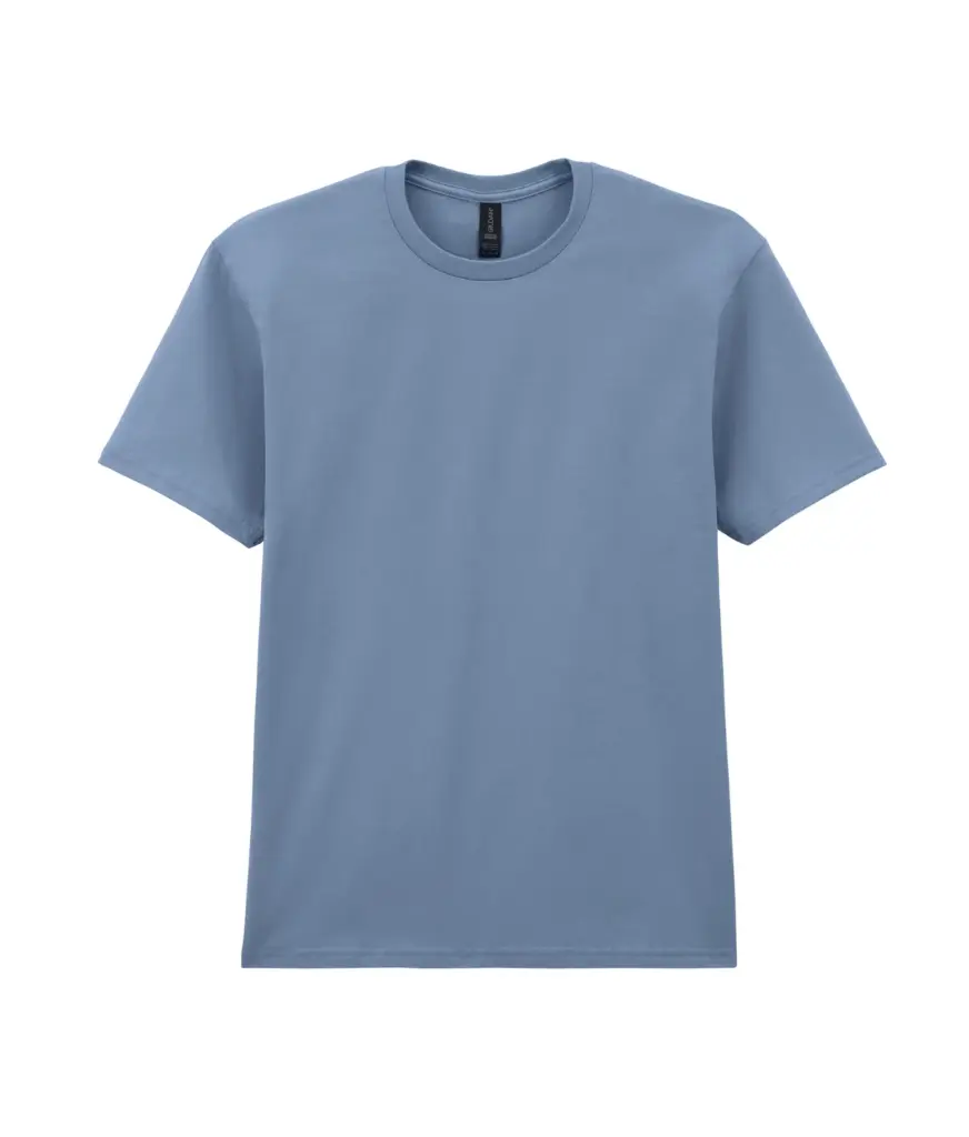 PS_GI65000_STONEBLUE - Hidalgo-werbeartikel Heren-T-shirt Softstyle Midweight, stone blue — productfoto 24