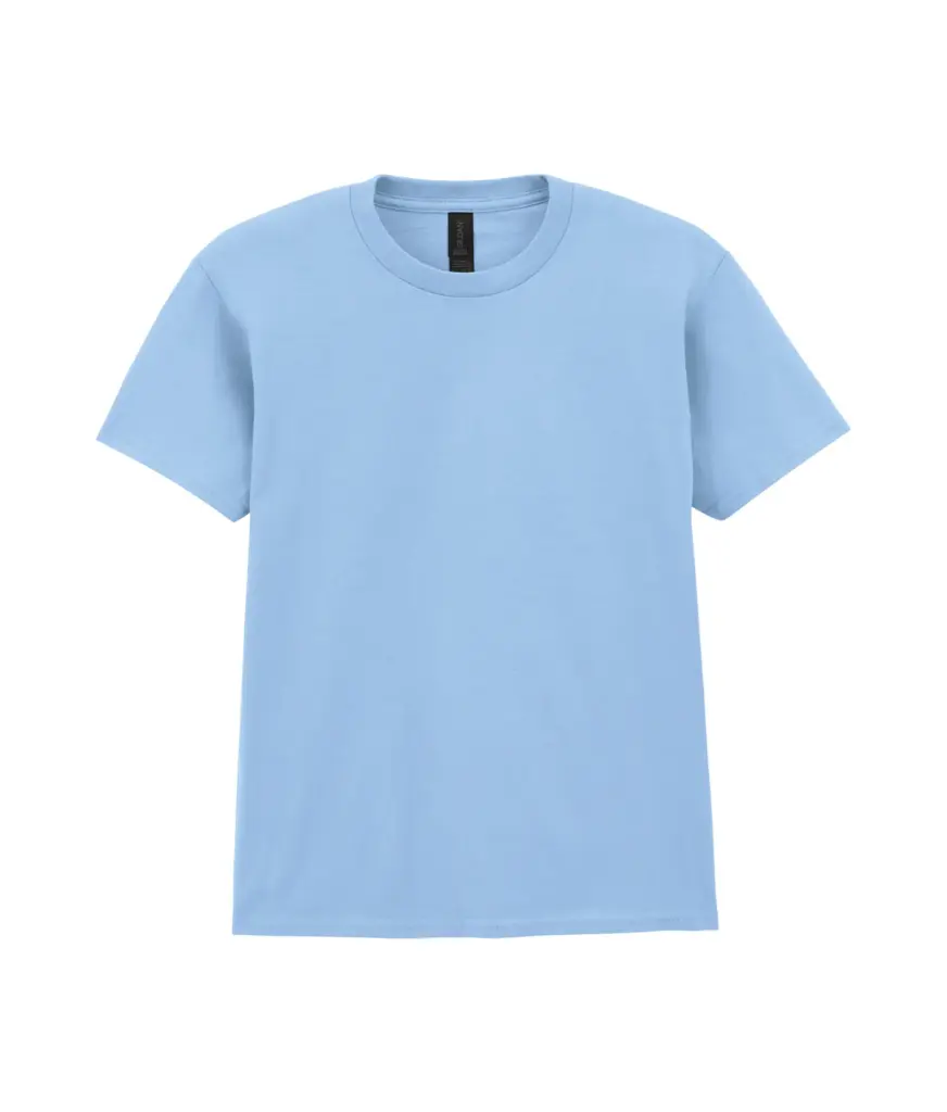 Kinder lightgewicht softstyle T-shirt, light blue — productfoto 5