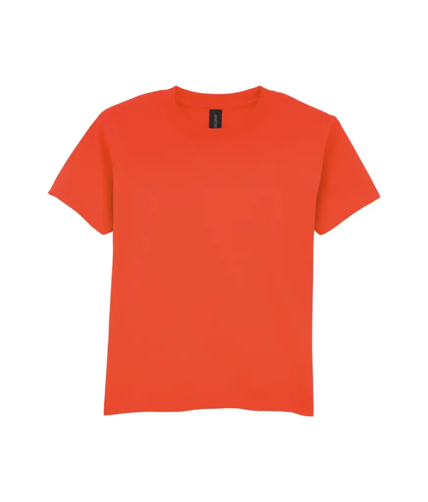 Kinder lightgewicht softstyle T-shirt, orange — productfoto 7