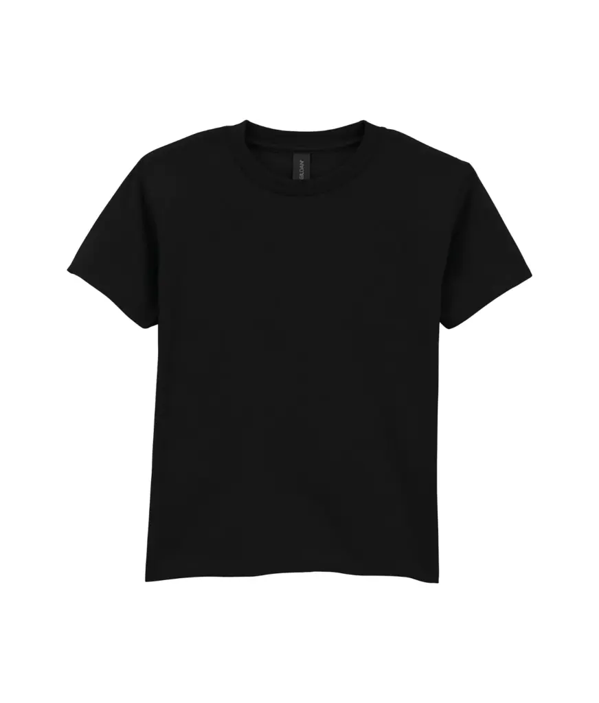 Kinder lightgewicht softstyle T-shirt, pitch black — productfoto 8
