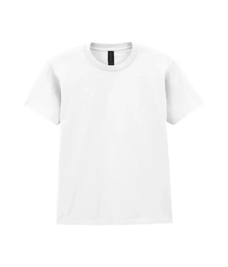 Kinder lightgewicht softstyle T-shirt, white — productfoto 13