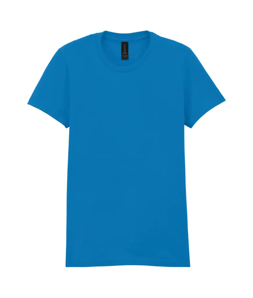 PS_GI65000L_SAPPHIRE - Hidalgo-werbeartikel Dames-T-shirt Softstyle Midweight, sapphire — productfoto 13
