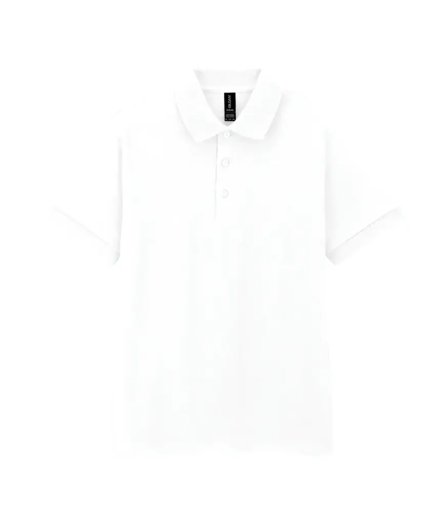 DryBlend® Adult Jersey Polo, white — productfoto 13