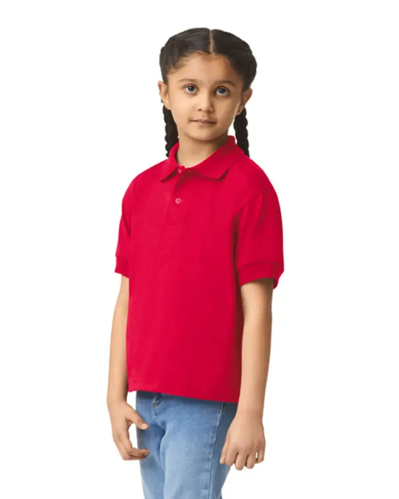 Dryblend Classic Fit Kinder Jersey Polo — productfoto 2