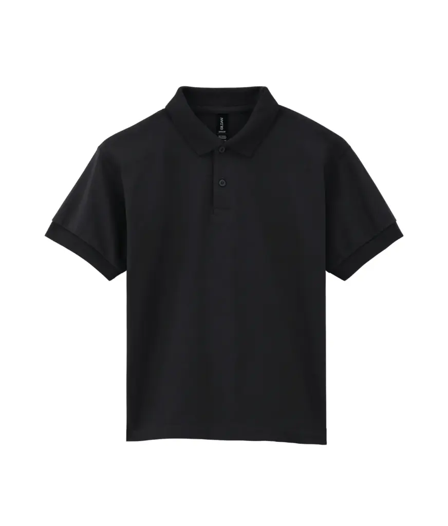 Dryblend Classic Fit Kinder Jersey Polo, black — productfoto 8