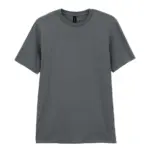 T-shirt voor volwassenen Softstyle, charcoal — productfoto 5