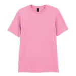 T-shirt voor volwassenen Softstyle, charity pink — productfoto 6