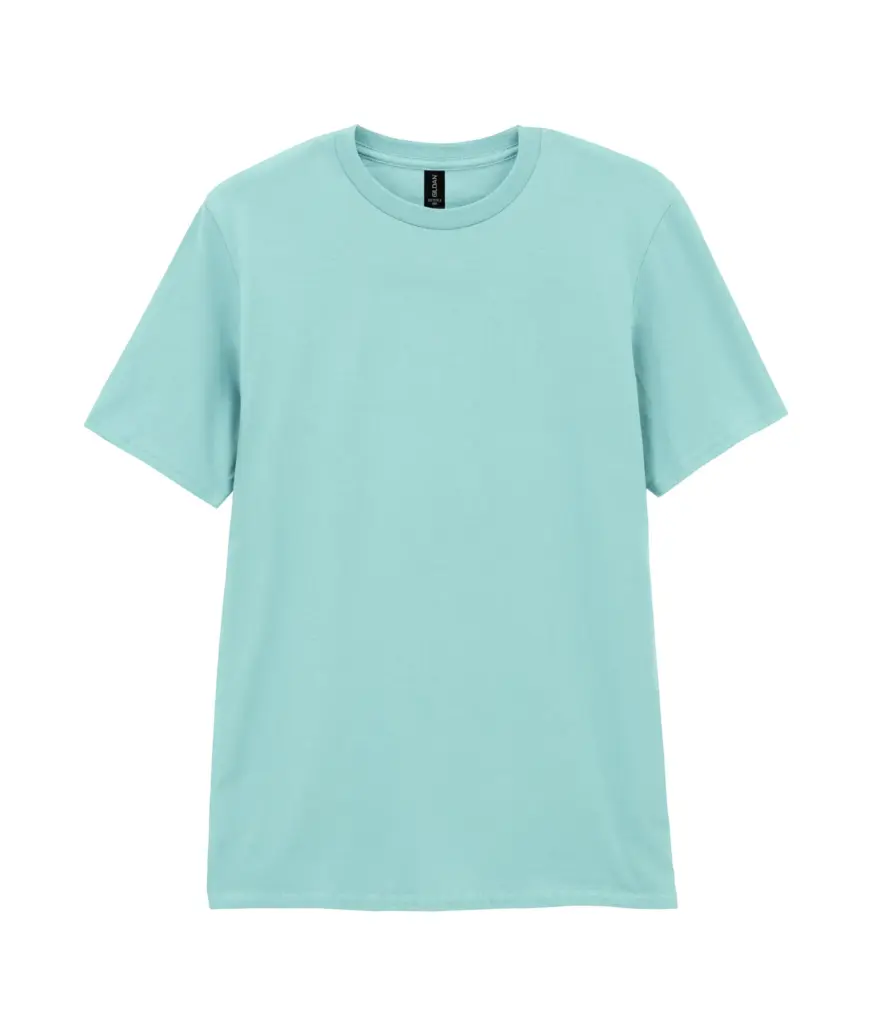 T-shirt voor volwassenen Softstyle, teal ice — productfoto 11