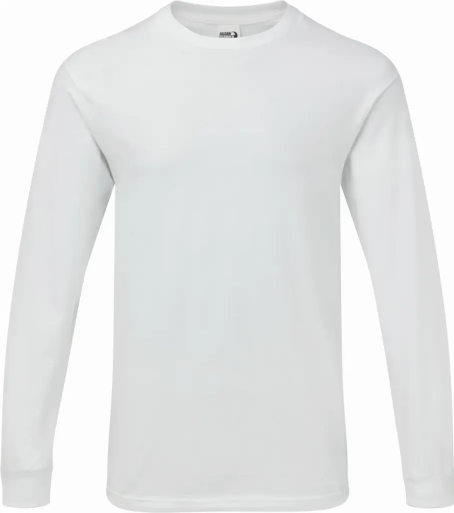 Hammer long sleeve T-shirt, white — productfoto 6