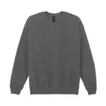 Sweater ronde hals Midweight Softstyle, charcoal — productfoto 8
