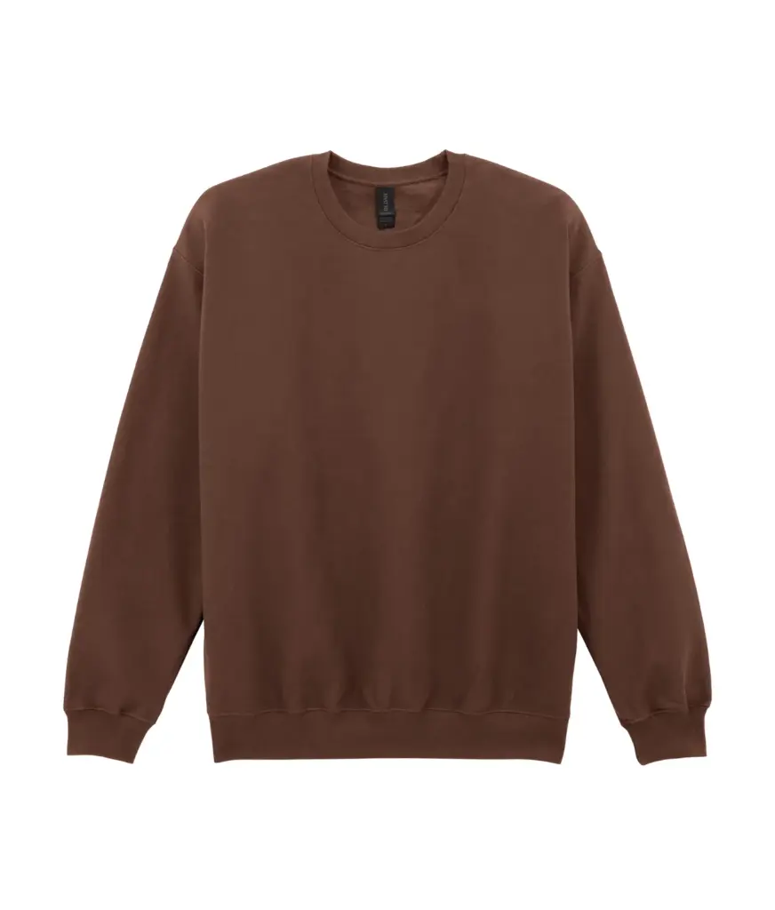 Sweater ronde hals Midweight Softstyle, cocoa — productfoto 9