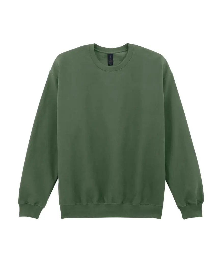 Sweater ronde hals Midweight Softstyle, military green — productfoto 12
