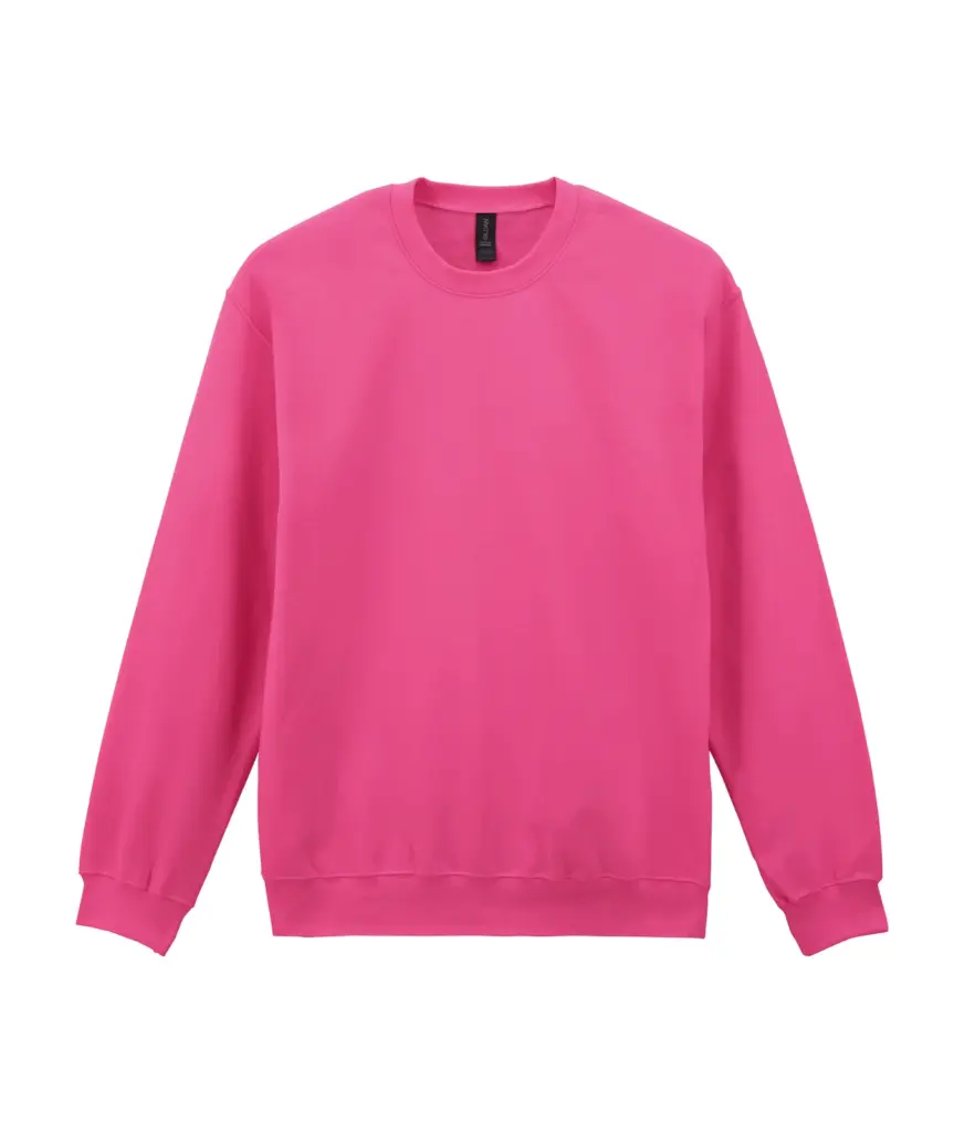 Sweater ronde hals Midweight Softstyle, pink lemonade — productfoto 16