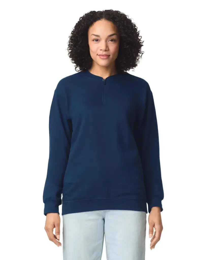 GISF008_2025 - Hidalgo-werbeartikel 1/4 zip fleece sweater — productfoto 3