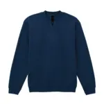 PS_GISF008_NAVY - Hidalgo-werbeartikel 1/4 zip fleece sweater, navy — productfoto 6