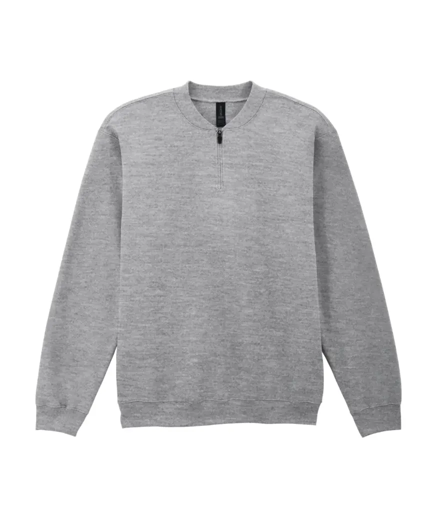 PS_GISF008_RSSPORTGREY - Hidalgo-werbeartikel 1/4 zip fleece sweater, rs sport grey — productfoto 8