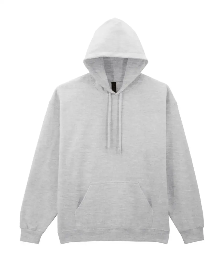 Sweater met capuchon Midweight Softstyle, ash grey — productfoto 5
