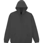 Sweater met capuchon Midweight Softstyle, black — productfoto 6