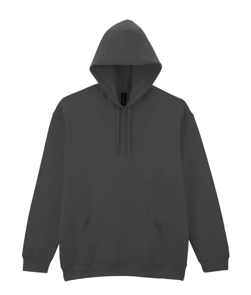 Sweater met capuchon Midweight Softstyle, black — productfoto 6