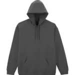 Sweater met capuchon Midweight Softstyle, charcoal — productfoto 7