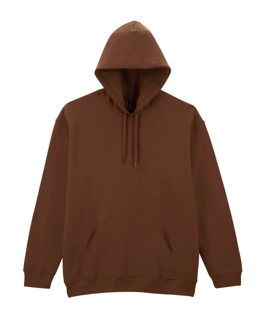Sweater met capuchon Midweight Softstyle, cocoa — productfoto 8