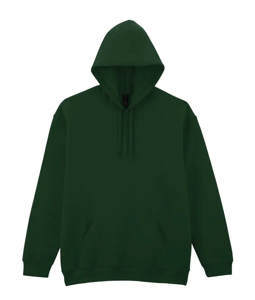 Sweater met capuchon Midweight Softstyle, forest green — productfoto 11