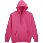 Sweater met capuchon Midweight Softstyle, pink lemonade — productfoto 19