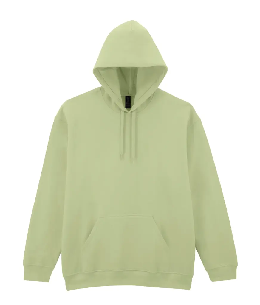 Sweater met capuchon Midweight Softstyle, pistachio — productfoto 20