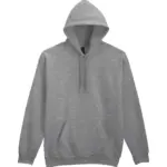 Sweater met capuchon Midweight Softstyle, rs sport grey — productfoto 24