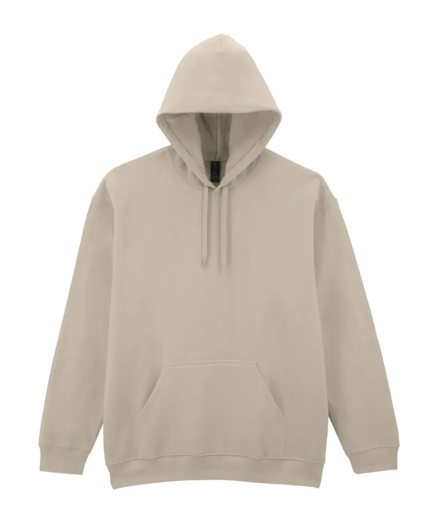 Sweater met capuchon Midweight Softstyle, sand — productfoto 25