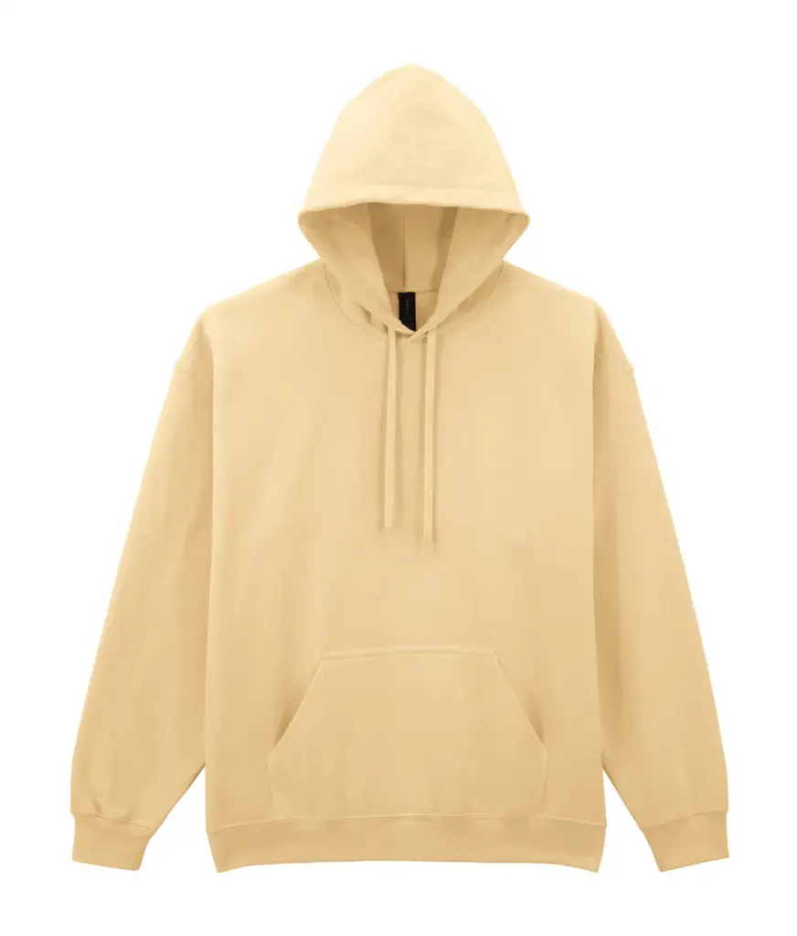Sweater met capuchon Midweight Softstyle, yellow haze — productfoto 30