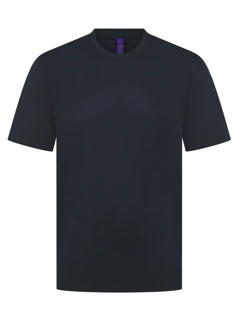 PS_H075_NAVY - Hidalgo-werbeartikel Uniseks T-shirt Coolplus®, navy — productfoto 6