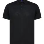 Herenpolo van gerecycled polyester, black — productfoto 6