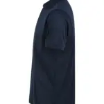 Herenpolo van gerecycled polyester, navy — productfoto 16