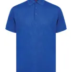 Herenpolo van gerecycled polyester, royal — productfoto 22