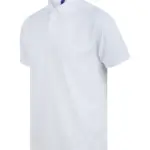 Herenpolo van gerecycled polyester, white — productfoto 25