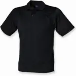 Men´s Coolplus®  Polo Shirt, black — productfoto 3