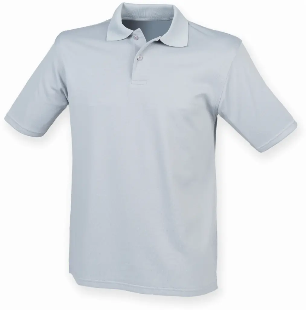 Men´s Coolplus®  Polo Shirt, silver grey — productfoto 16