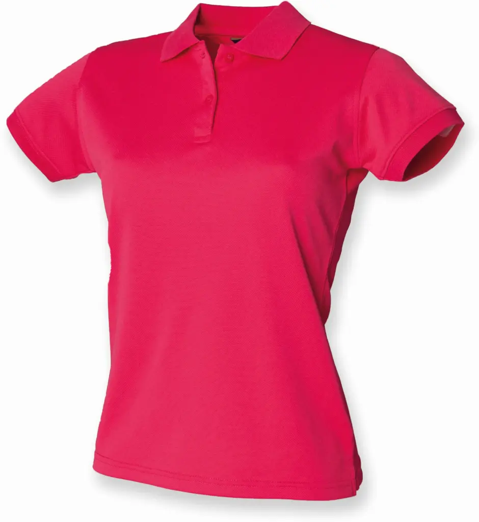 Ladies Coolplus®  Polo Shirt, bright pink — productfoto 7
