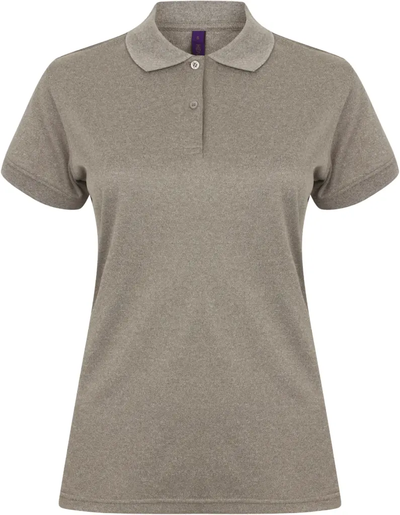 Ladies Coolplus®  Polo Shirt, heather grey — productfoto 12