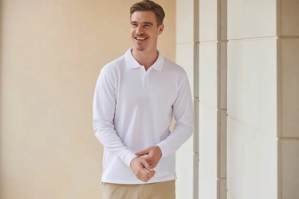 Unisex Coolplus® Long Sleeved Polo Shirt