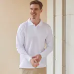 Unisex Coolplus® Long Sleeved Polo Shirt