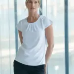 Ladies pleat front blouse