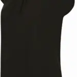 Ladies pleat front blouse, black — productfoto 4