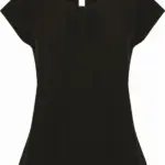 Ladies pleat front blouse, black — productfoto 5