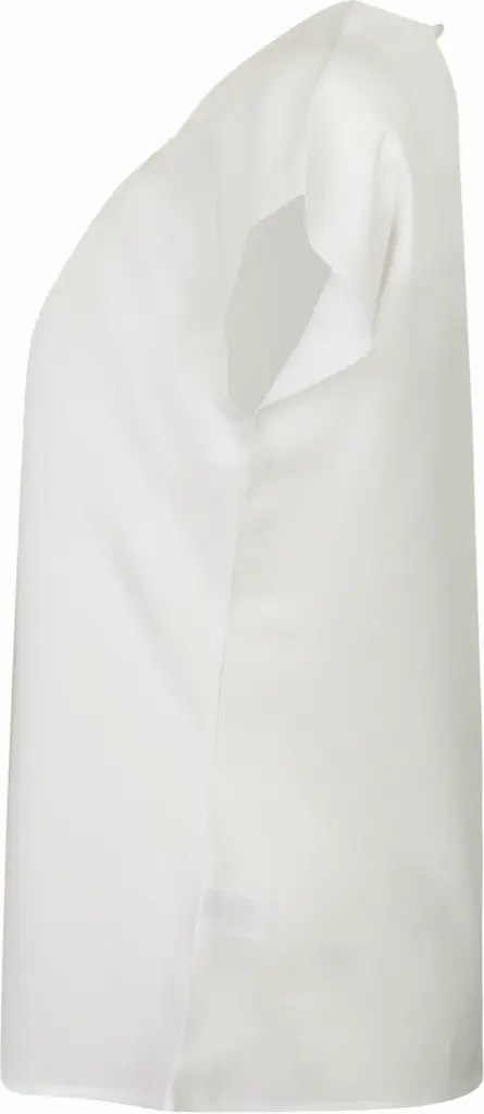 Ladies pleat front blouse, white — productfoto 7