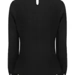 Blouse met lange mouwen, black — productfoto 4