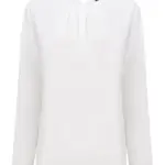 Blouse met lange mouwen, white — productfoto 5