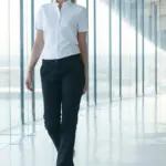 Ladies 65/35 Flat Fronted Chino Trousers — productfoto 3