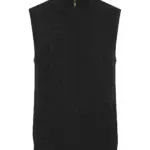 Mouwloze herentrui met rits, black — productfoto 4
